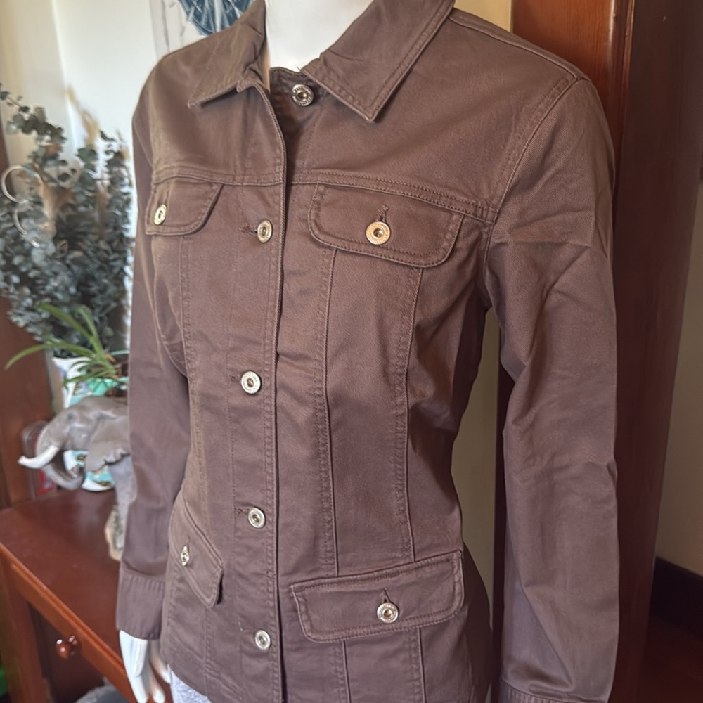 NWT northern reflections size small Women's Brown Button-Up Jacket